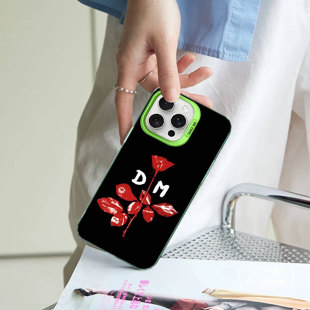 Крутые чехлы для телефона Rock D-Depeche в стиле Cool Mode Для IPhone 17 16 15 14 13 12 11 Plus Pro Max Цветной чехол