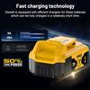 Аккумулятор MAX Flexvolt 20V Dewalt DCB606 DCB205 DCB206 DCB209 DCB182 Аккумулятор для электроинструмента 20В/60В Аккумулятор 5Ач 6Ач