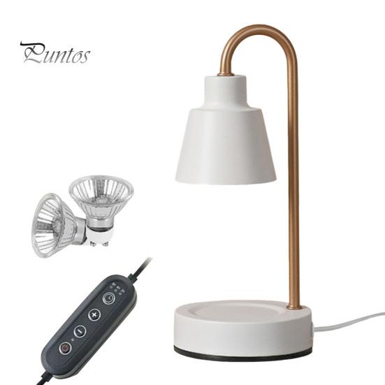 Лампа-подогреватель свечей с таймером, мягкое свечение, без мерцания, регулируемая яркость, ароматизированный восковой расплавитель, светодиодная прикроватная лампа, декор