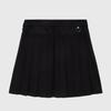 Rick Slit Point Pleated Skirt (Black)_L4A1-Sk05C