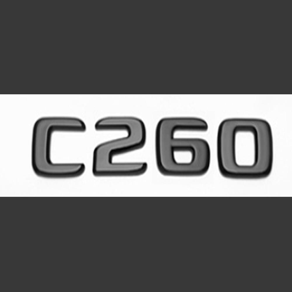 JDW3  For Mercedes Benz AMG W204 W205 W206 C200 C220 C220d C300 C400 C250 C260 Logo Car ABS 3D Trunk Letter Logo Badges Accessories