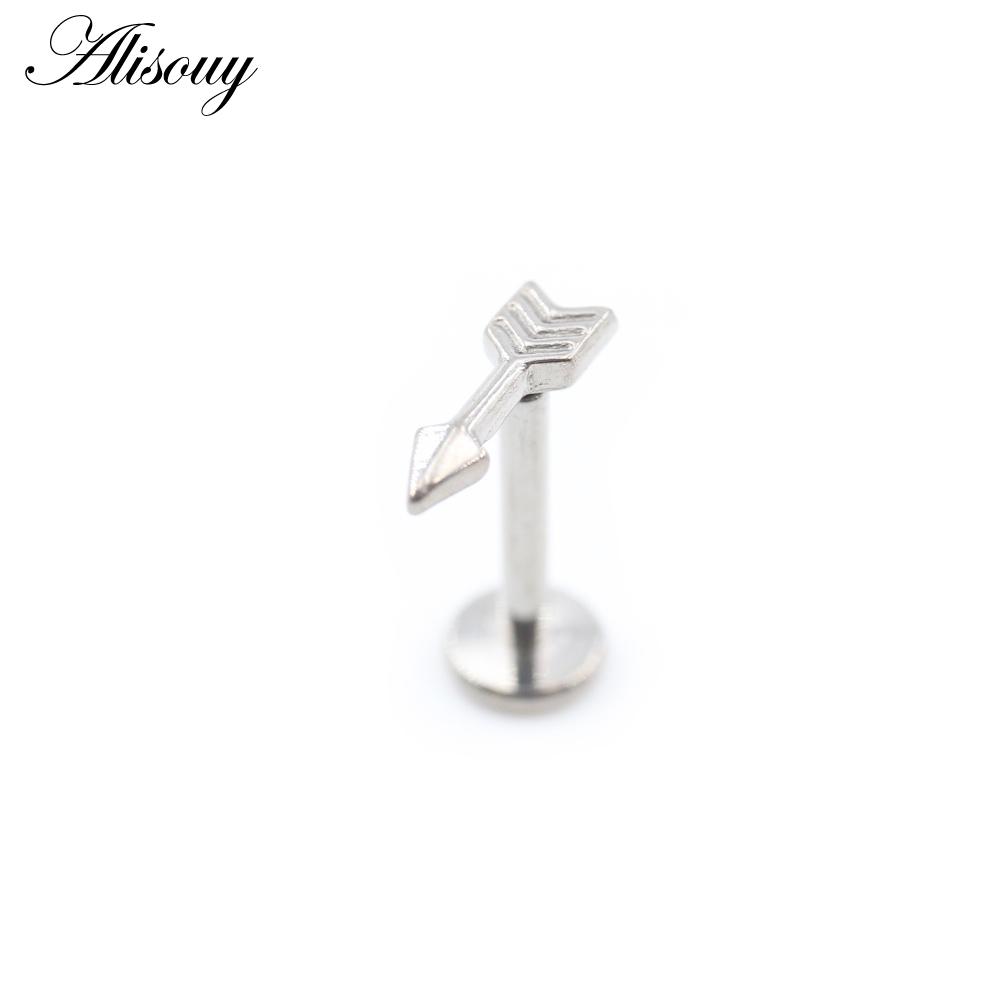 1 шт. титановая морская звезда, змея, ножницы, молоток, луна, циркон, лабрет, кольцо-гвоздик для губ, серьги для хряща уха, украшения для пирсинга тела