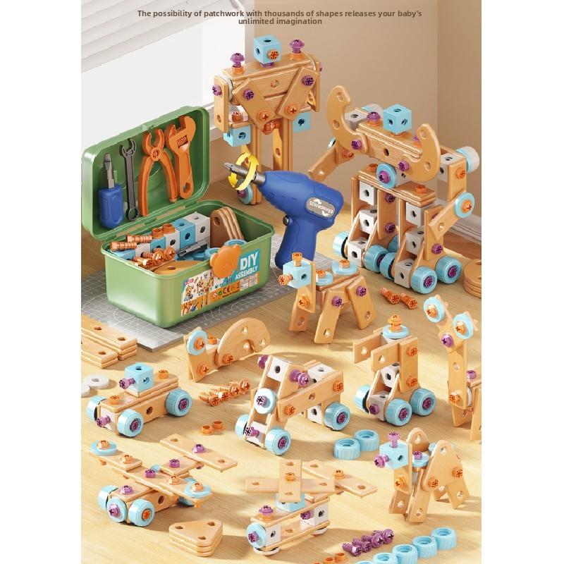 Construction Toys For Kids With Realistic Repair Tools And Assembly For Creative Play