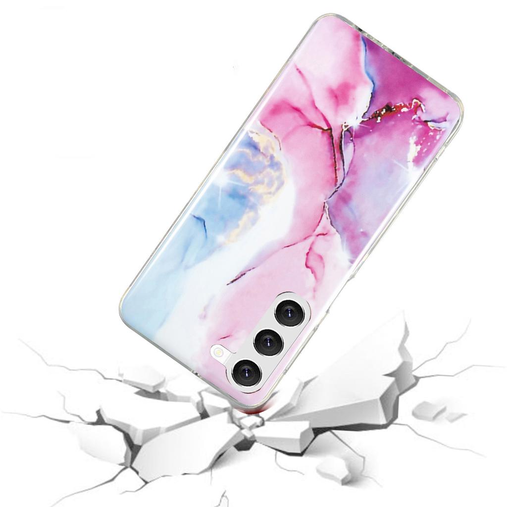 For Samsung Galaxy S23 IMD Marble Pattern TPU Case Shockproof Back Protector Phone Cover