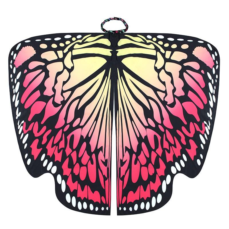 Halloween Butterfly Wings Cape Cosplay Costume Adults Role Play Party Wear