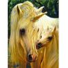 Diamond Painting Full Drill Needlework Diy Bright Rhinestones Unicorn White Horse Diamond Wall Arts