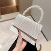Вечерняя сумка на жемчужной нити Сумка-клатч Сумка для платья Вечерняя сумка Складная сумка-книжка Женская маленькая квадратная сумка