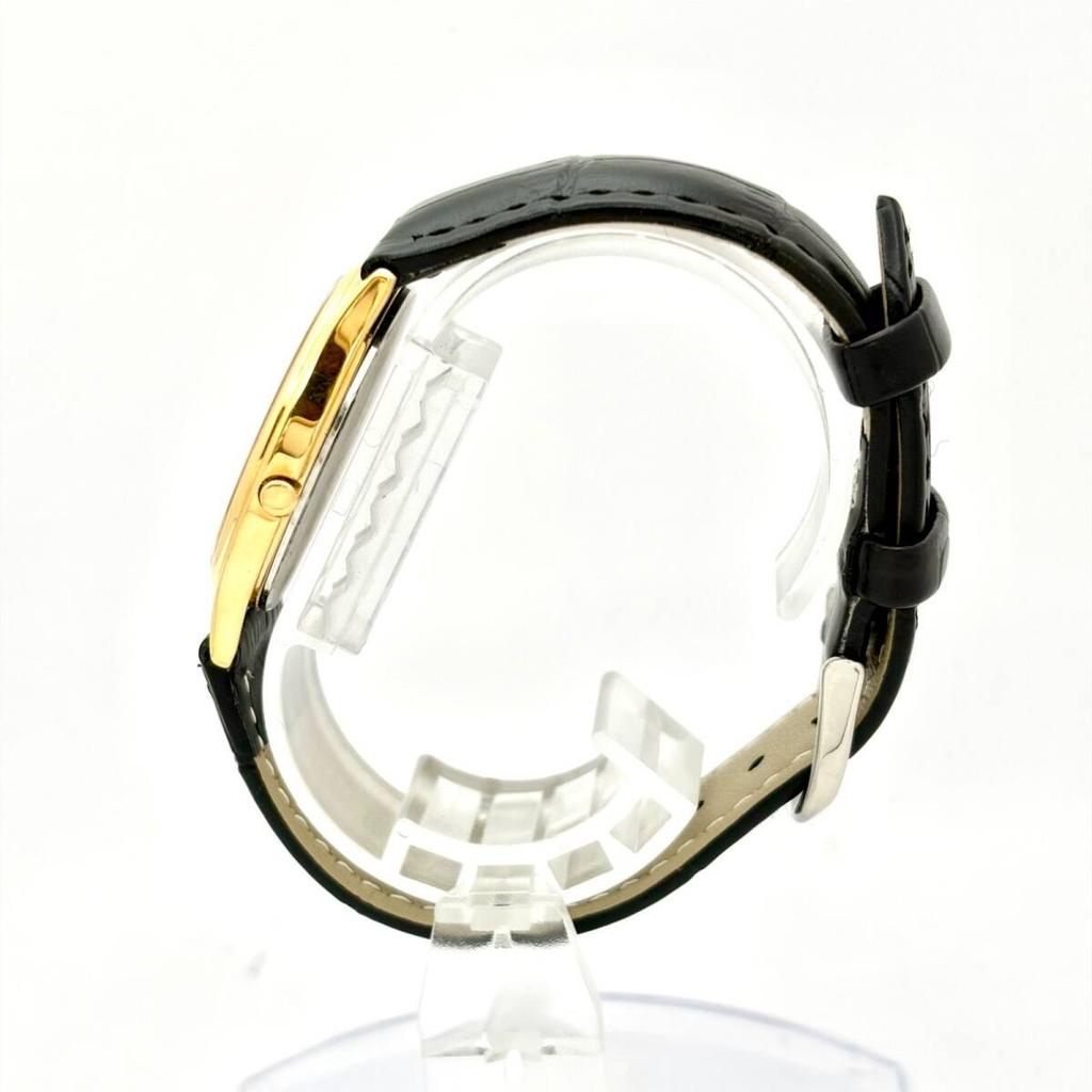 SEIKO Часы Золотые 3D0398 Новый Ремешок [Отличное Состояние/Новая Батарейка] Мужские 7N01-7041