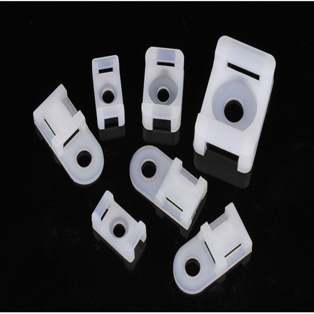 Tie Base Plastic Stent Cable Clamp Fixed Buckle Seat Cable Tie Bracket Cable Tie Mounts Holder
