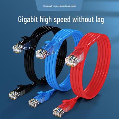 Высокоскоростной сетевой кабель из чистой меди: Короткий соединитель Ethernet для маршрутизатора и компьютера, Cat 5e/6.
