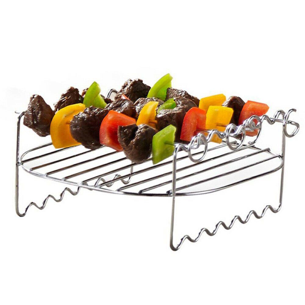 Durable Stainless Steel Air Fryer Accessories Air Fryer Rack Baking Dishes Tray Rack Grill Rack