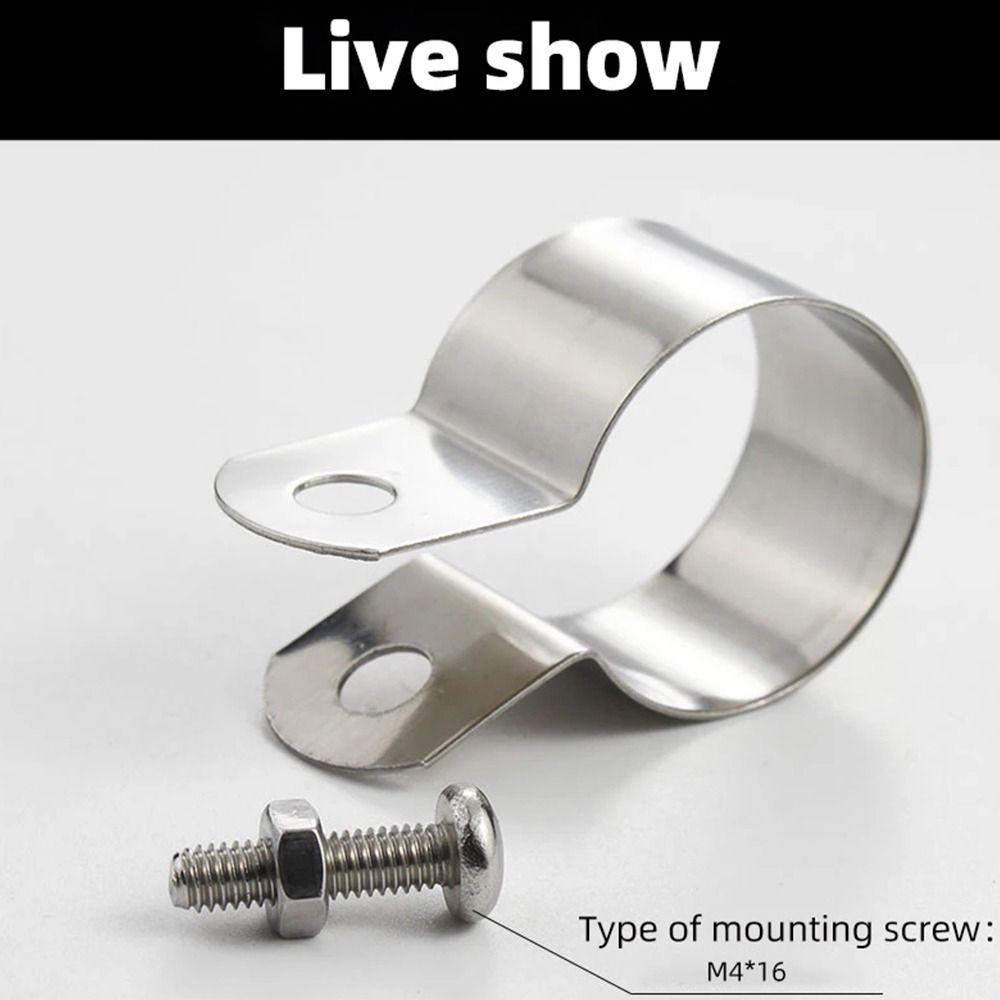 1 шт. 304 хомут для шланга из нержавеющей стали, крепежное оборудование, пряжка для труб, прочный зажим для заземления