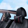 2 шт. подголовник автомобильного сиденья с дышащей сеткой, из ПУ кожи, универсальные автомобильные подушки, подголовник, подушка для поддержки шеи, подушка для сиденья