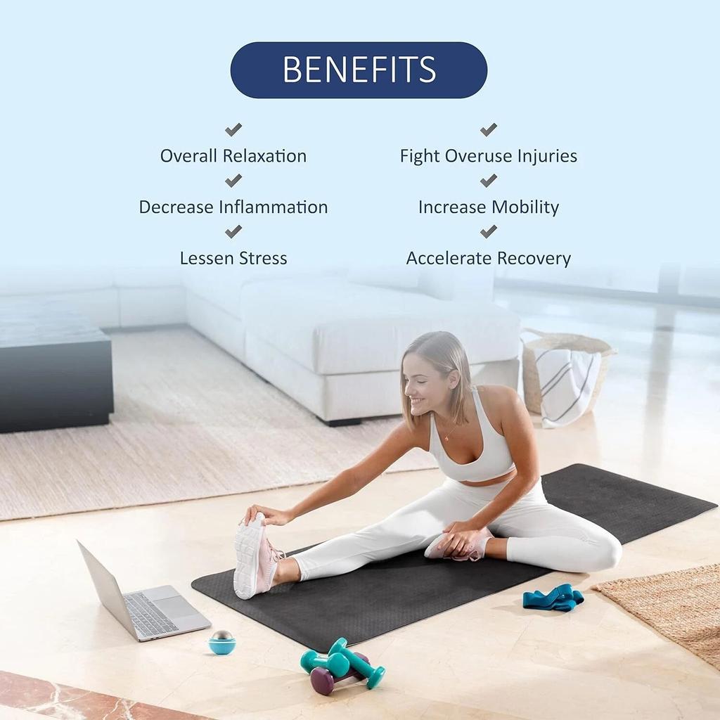 UltraCare PRO UltraCool Cold Roller Yoga Ball Massager Full Body Massager