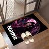 Custom Name Personalized Demon Slayer Print Carpet, Versatile Home Decor Rug, for Playroom, Apartment, Balcony, Entryway, Hallway Gift
