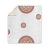 Printed Sherpa Fleece Blanket 110x170 Cm MANDALA Coral, by Soleil D'ocre