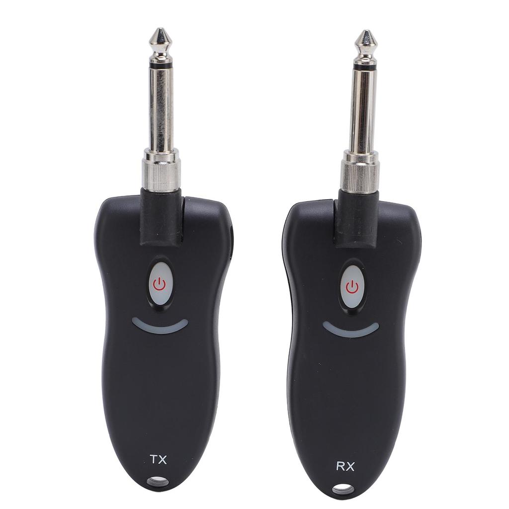 Wireless Guitar System 2.4GHz Transmitter Receiver Rechargeable Sound Transceiver for Bass