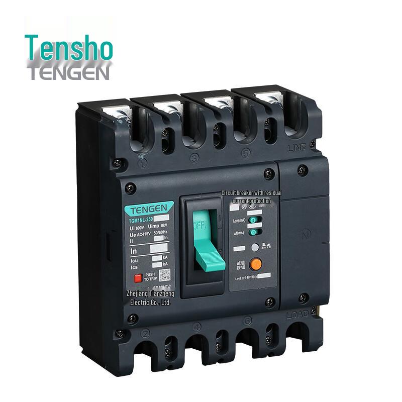 TENGEN Molded Case Leakage Protection Circuit Breaker