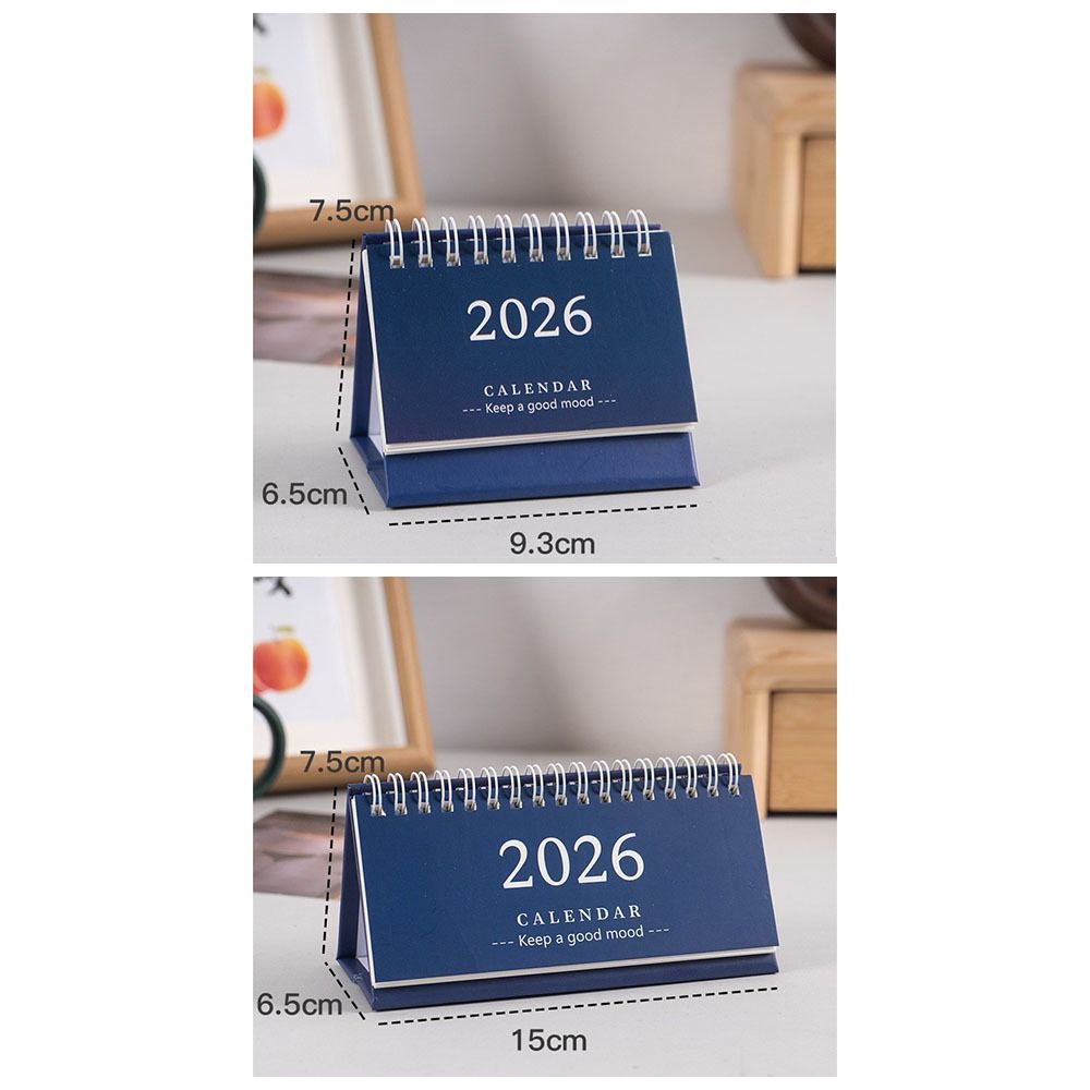 Desktop Decoration 2026 Desk Calendar Portable Schedule Planner  Office School Supplies