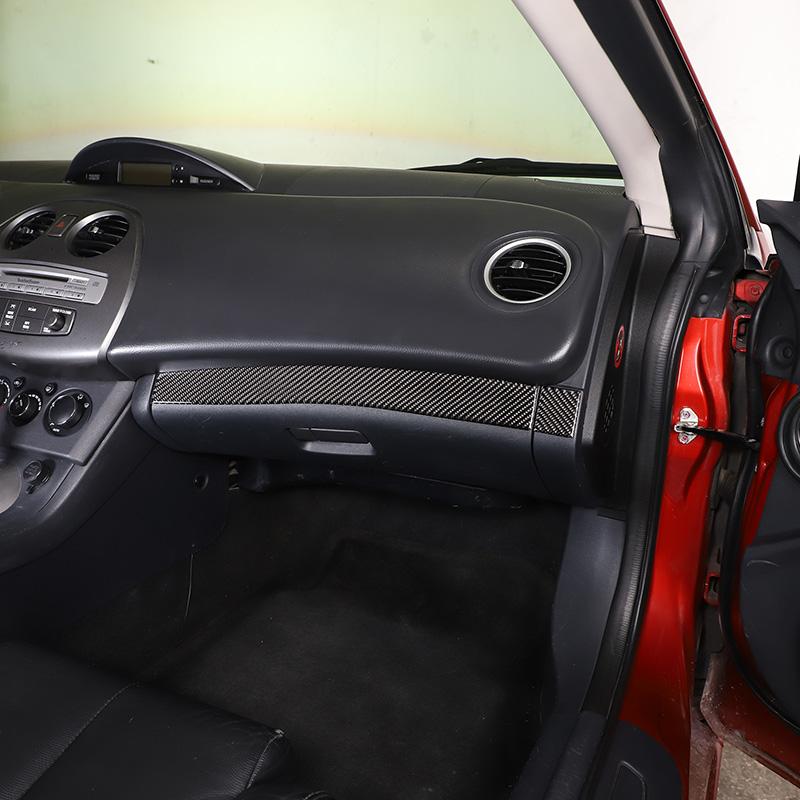 Мягкое углеродное волокно, автомобильный второй пилот, перчаточный ящик, накладка, наклейка для Mitsubishi Eclipse 2006-2011, авто интерьер