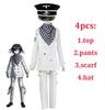 Аниме Danganronpa V3 Killing Harmony Kokichi Ouma Косплей Костюм с париком Плащ Косплей Наряд Полный комплект Костюм для Хэллоуина