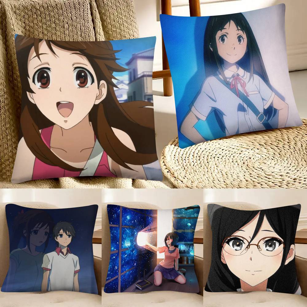 Аниме Чехол на подушку Glasslip Модный квадратный чехол на подушку Спальня Диван Гостиная Ins Декор Отдых
