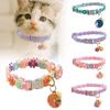 Pet Collar Adjustable Colorful Lace Flower Cat Collar Puppy Accessory Necklace Pet Collar Kitten Cute Dog Bell Cat Product A2U9