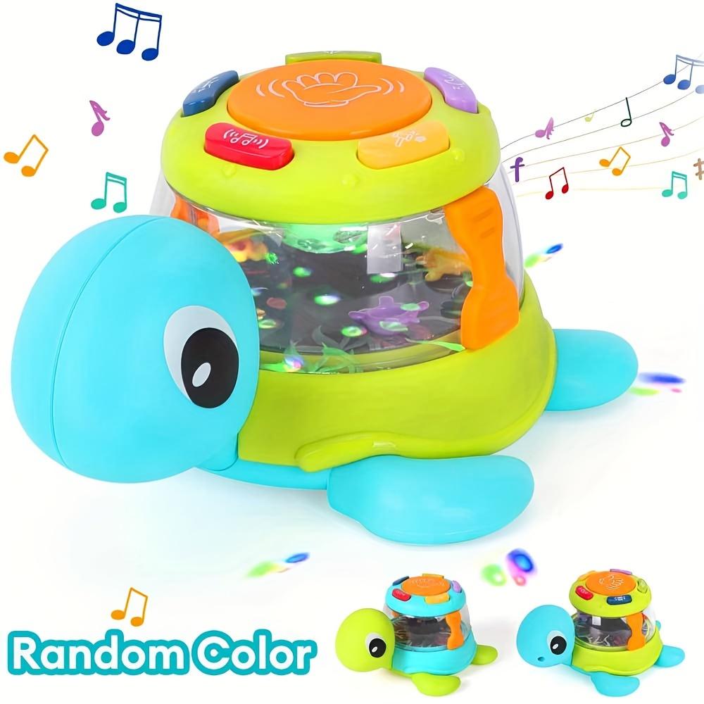 Детская музыкальная игрушка «Черепаха-краб», Музыкальный обучающий барабан, Развивает мелкую моторику, Взаимодействие родителей и детей, Подарок на день рождения
