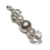 [Mizar] Gibeon Meteorite Vajra Pendant, 925 Silver, Ritual Tool