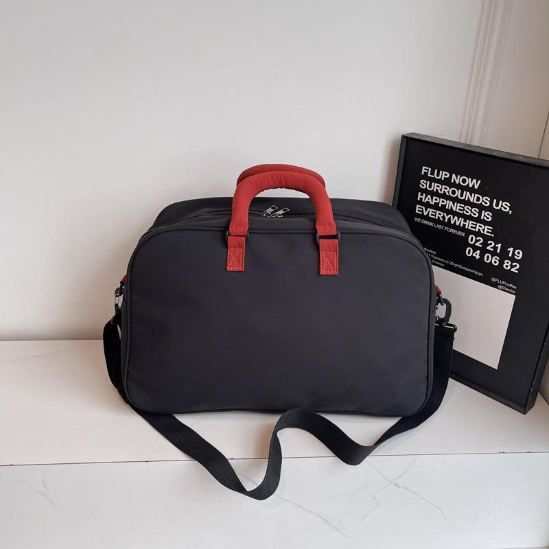 Контрастный цвет Портативная дорожная сумка Мужская и женская спортивная тренировочная фитнес-сумка Дорожная большая вместительная сумка-дафл