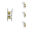 Resin Miniature Climbing Stairs Little Dog Display Ornament For Decor Room