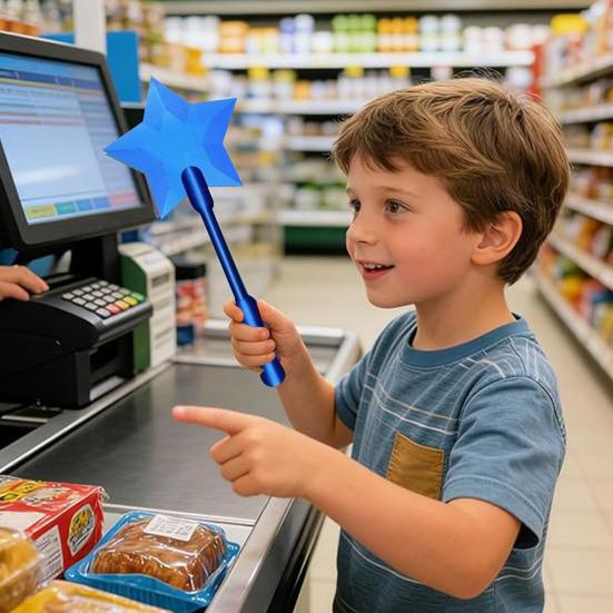 3D-печатная палочка Tap to Pay Смешная Звездная Волшебная Палочка Держатель для бесконтактной оплаты Кредитная карта-палочка Tap-to-Pay