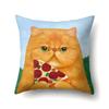 Cute Cat Animal Print Pattern Cushion Cover Home Living Room Sofa Bedroom Decoration Throw Pillow Pillow Cover 45x45cm