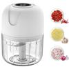 250ml Electric Garlic Masher Machine Mini USB Charging Food Processor for Nuts Vegetable Black Pepper Chili Kitchen Tools