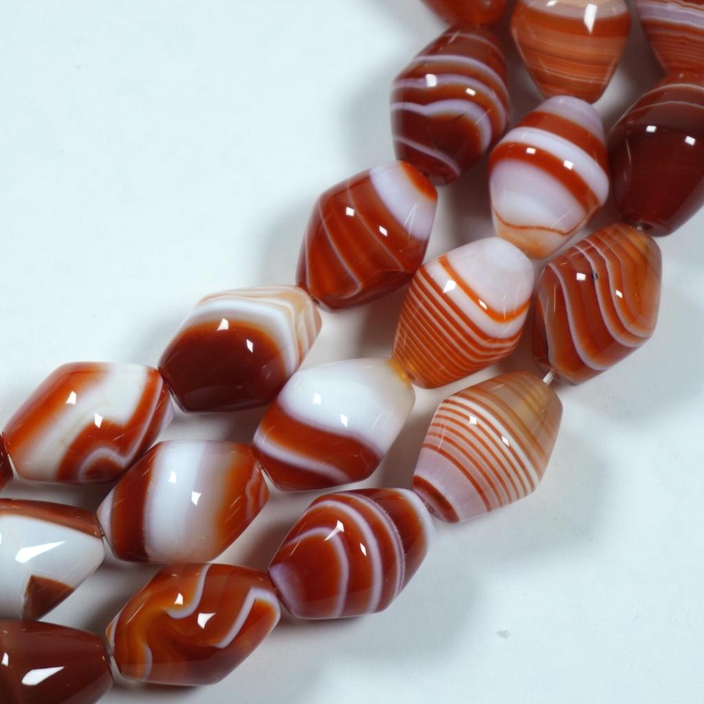Бусины из натурального красного агата: Ручная работа DIY Аксессуары для браслетов и материалы для подвесок