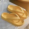 Fashion Eva Platform Flip Flops for Women 2025 Summer Non Slip Beach Slides Sandals Woman Light Soft Sole Bathroom Home Slippers