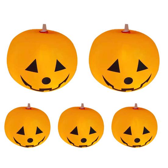 5шт Хэллоуин тыква лампы воздушные шары создают праздничную атмосферу декоративные воздушные шары тонкой работы