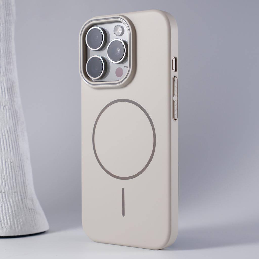 Ultrathin Simple Magsafe Case for iPhone 16 15 Pro 14 Plus 13 12 Mini 11 Pro X XR XS Max Matte Wireless Charging Hard PC Cover