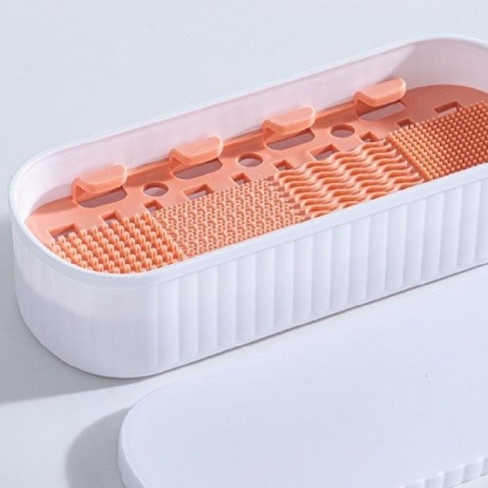 Multifunction Beauty Egg Drying Rack Drain Powder Puff Washer  Beauty Tool Organizer