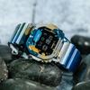 Casio 40-летний юбилей первый выпуск уличный граффити стиль ретро классический маленький квадратный водонепроницаемый часы кварцевый механизм ремешок из смолы GM-5600SS-1PR