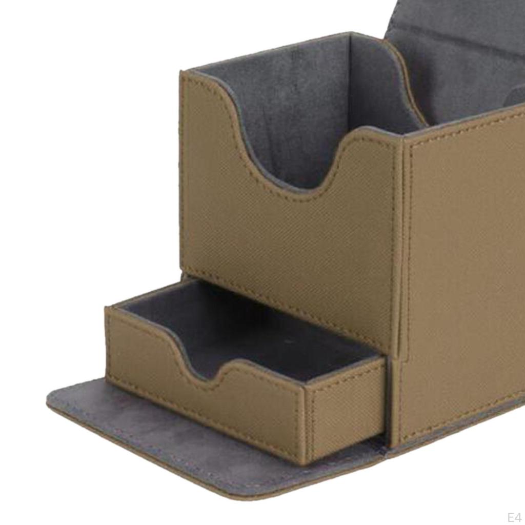 Коробка для коллекционных карточек из прочной искусственной кожи для карт TCG Baseball