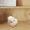 Carved Wood Sheep Figurine Unique Miniature Lamb Statue Animal Sculpture Ornament for Home Desktop Decoration or Gift