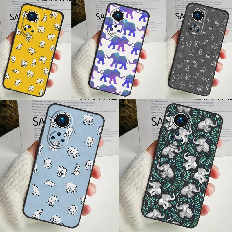 Милый чехол для телефона с изображением слоненка для Honor 90 Lite 50 70 Magic 5 6 Pro X6 X7 X8 X9 X6a X7a X8a X9a X9b X8b Cover