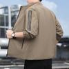 Пальто мужское весенне-осенне-зимняя куртка мужская модная брендовая повседневная мужская одежда красивая повседневная стойка воротник