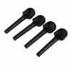 Violin Tuning Pegs, Fiddle 4/4 Wooden Tuner Pegs, Replacement Accessories for Violins, Black, 4 Pieces/Set. Creative, High Quality, and Durable. Worth