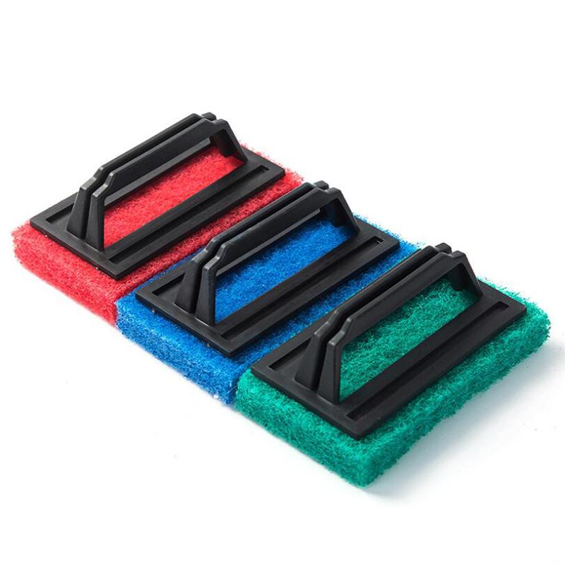 Обеззараживание кухни с ручкой Губка для чистки дна Щетка-губка для протирания Волшебная салфетка для ванны Щетка