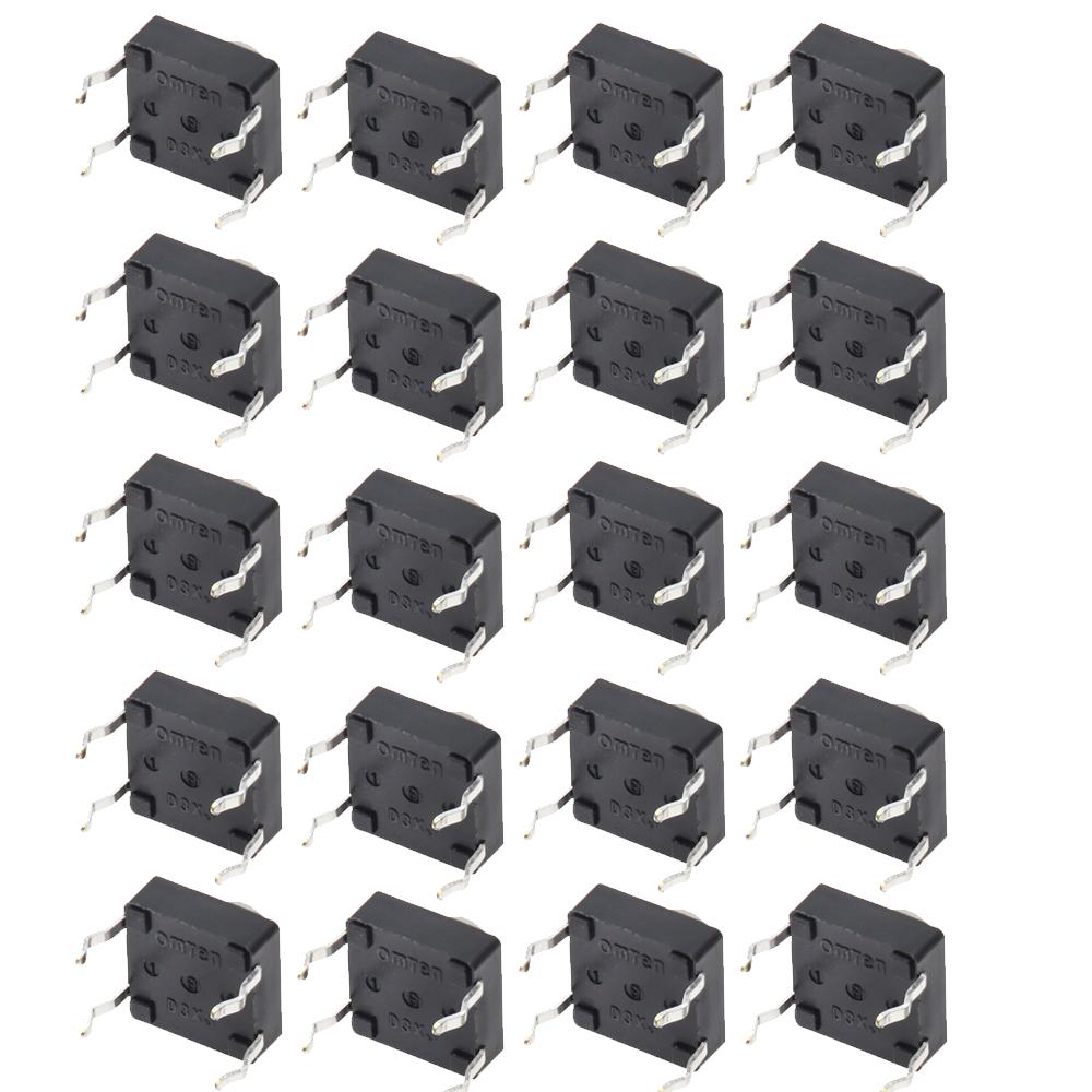 Xiaomi 10-50PCS Panel PCB Silica Gel Tactile Tact Push Button Switch 2Pin 4Pin 8x8mm for Electronic Products Household Appliances