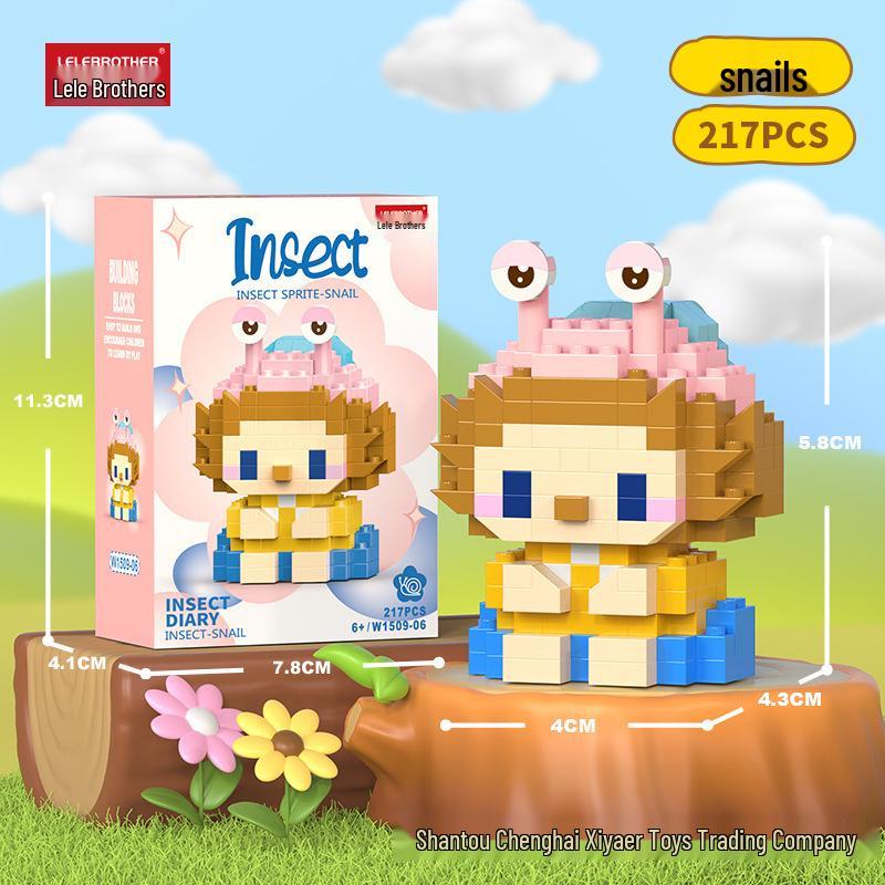 Совместимые с Lego микро строительные блоки мультяшные фигурки - детские развивающие настольные игрушки