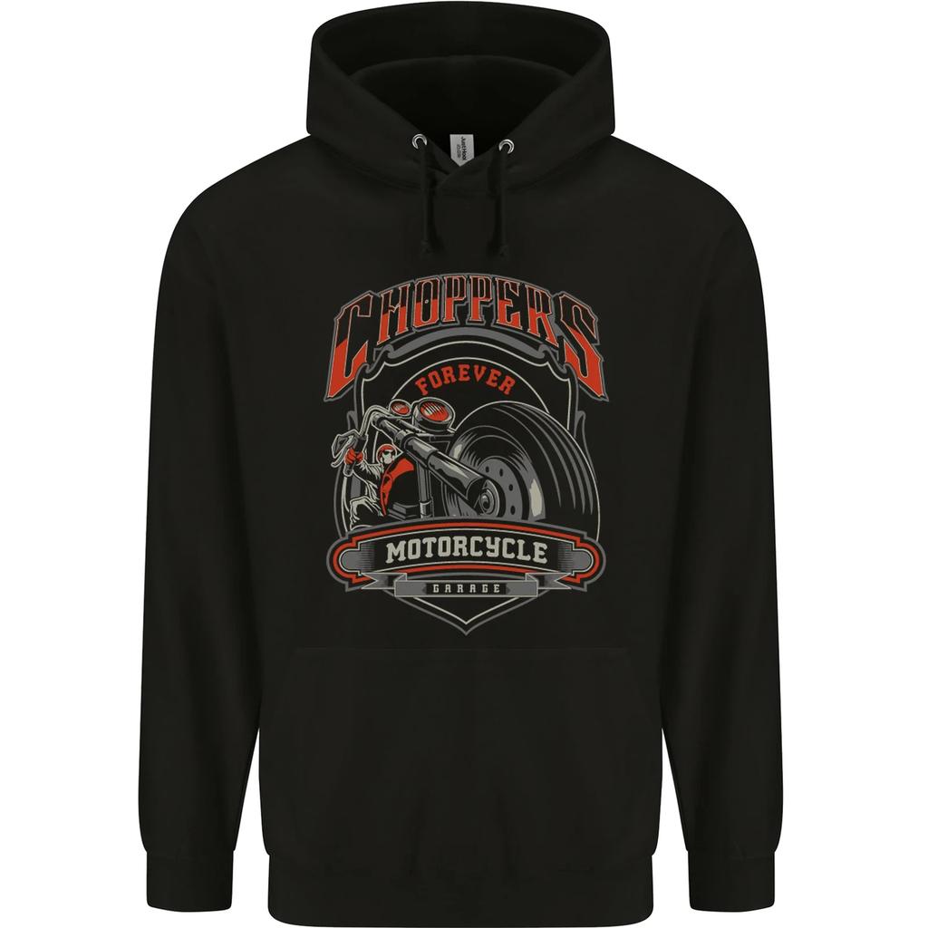 Choppers Forever Biker Motorcycle Motorbike Childrens Kids Hoodie