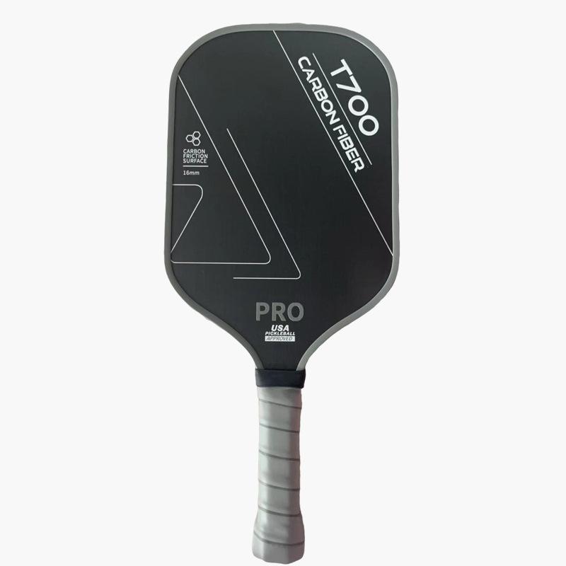 T700 Carbon Fiber Cloth Grain Matte One-Piece Non-Slip 16mm Thick 40cm 230g USA Approved Competition-Use Pickleball Paddle